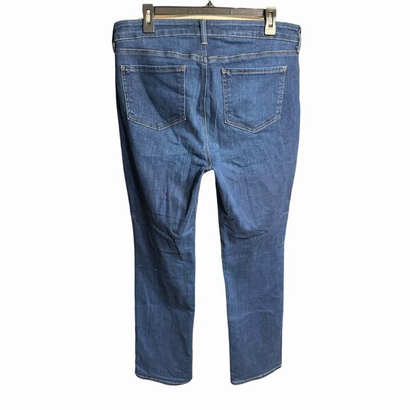 NYDJ Not Your Caught Jeans Marilyn Straight 14 High Rise Blue Women's Classic - Picture 3 of 11